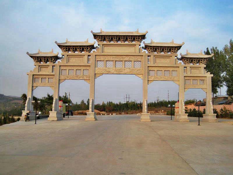 景區(qū)石門樓圖片樣式