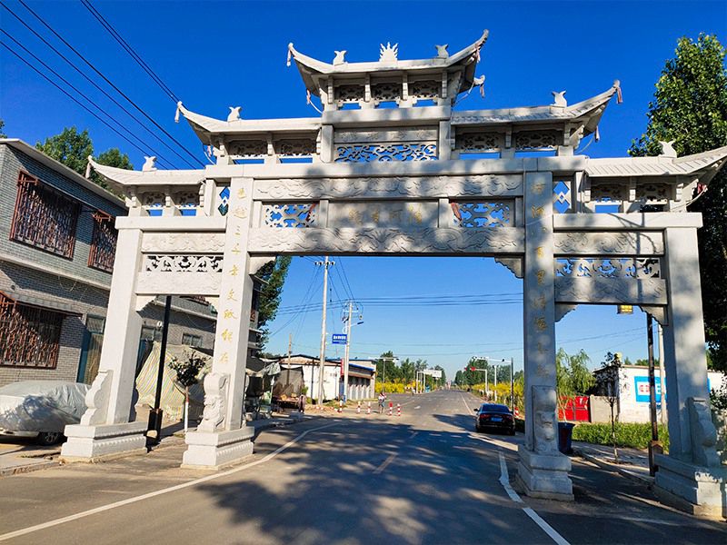 農(nóng)村花崗巖石牌坊