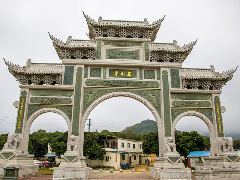 寺廟石牌樓山門